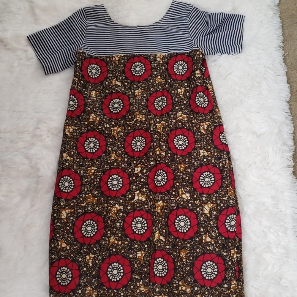 African print dress